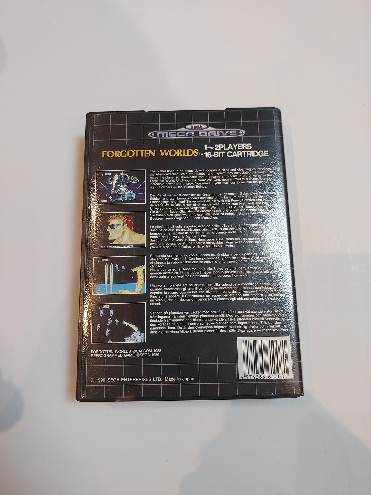 Forgotten Worlds for Sega Mega Drive