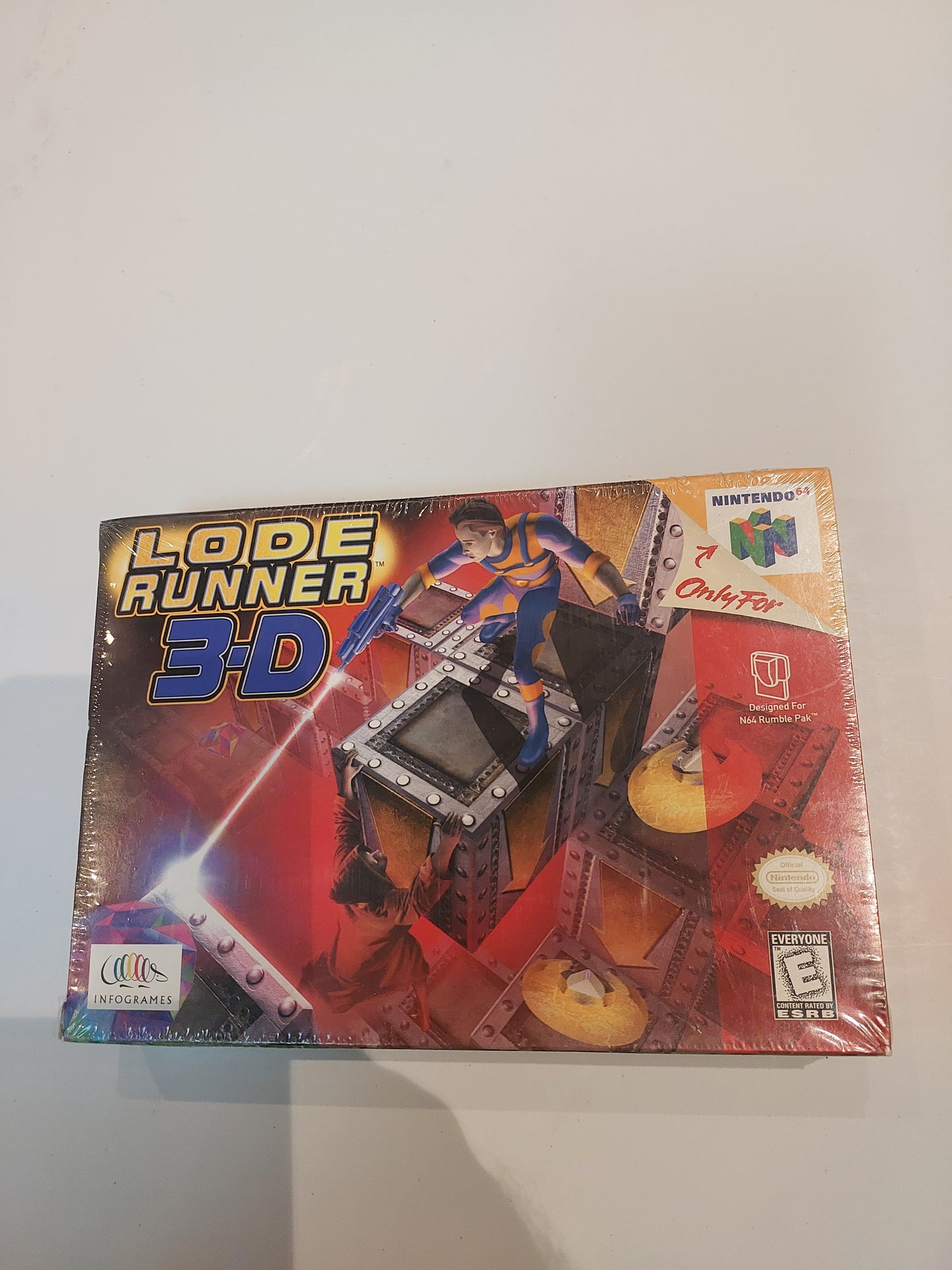 Lode Runner 3D Brand New Sealed for Nintendo 64
