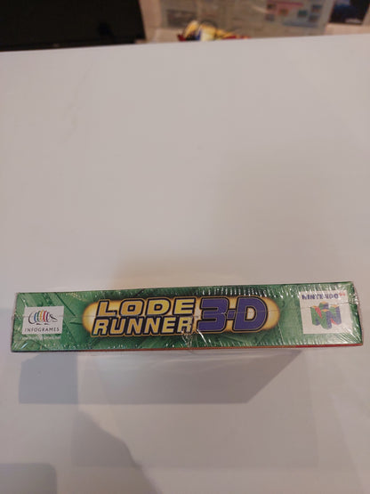 Lode Runner 3D Brand New Sealed for Nintendo 64