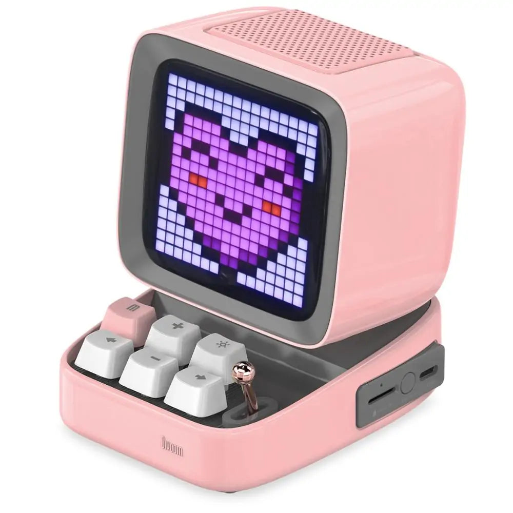 Divoom Ditoo Retro Pixel Art Bluetooth Portable Speaker and Alarm Clock